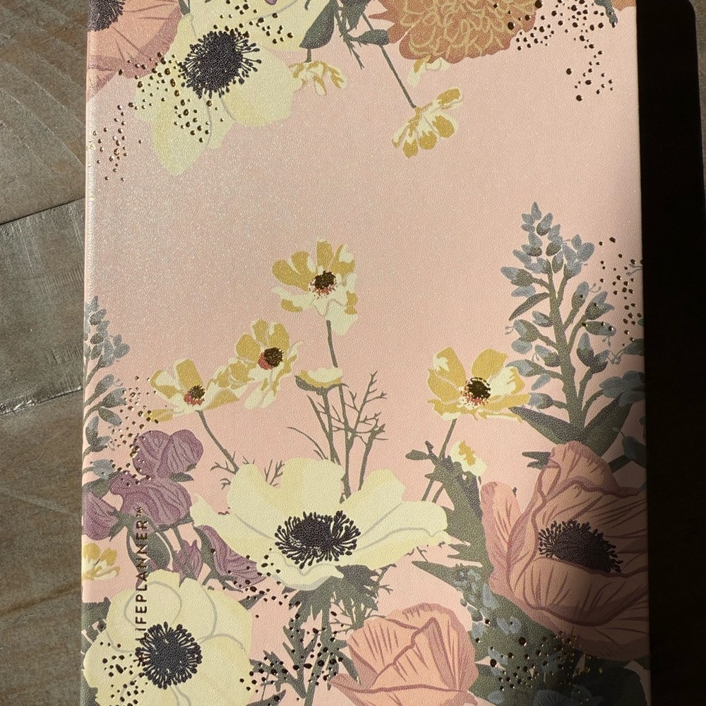 Erin Condren A5 Softbound Life Planner Floral Pink